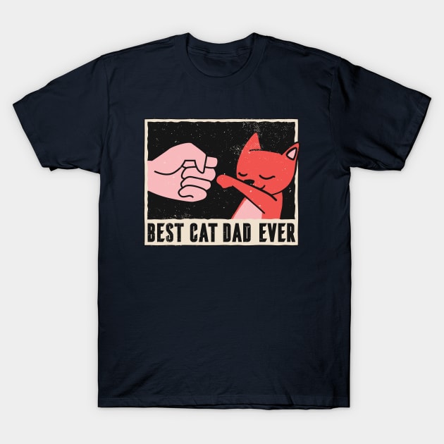 Best cat dad ever T-Shirt by Midoart